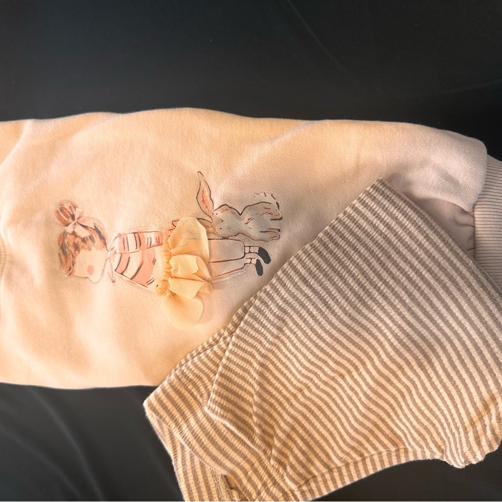 Next Cream and Tan Kids Matching Set